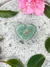 Load image into Gallery viewer, Small Amazonite Crystal Love Heart Carving 048
