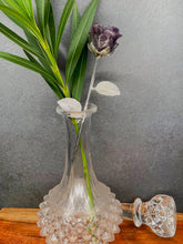 Load image into Gallery viewer, Dream Amethyst Crystal Rose Silver Stem Home Décor
