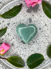 Load image into Gallery viewer, Green Agate Crystal Love Heart
