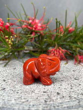 Load image into Gallery viewer, Red Jasper Elephant Crystal Carving
