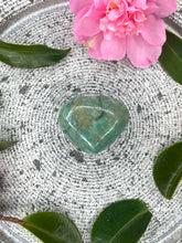 Load image into Gallery viewer, Small Amazonite Crystal Love Heart Carving 051
