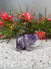 Load image into Gallery viewer, Amethyst Elephant Crystal Carving
