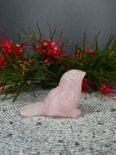 Load image into Gallery viewer, Stunning Rose Quartz Bird Crystal Carving
