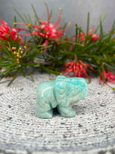 Load image into Gallery viewer, Amazonite Elephant Crystal Carving
