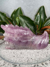 Load image into Gallery viewer, Fluorite Crystal Dragon Skull Carving
