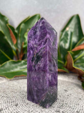 Load image into Gallery viewer, Stunning Charoite Crystal Tower Point
