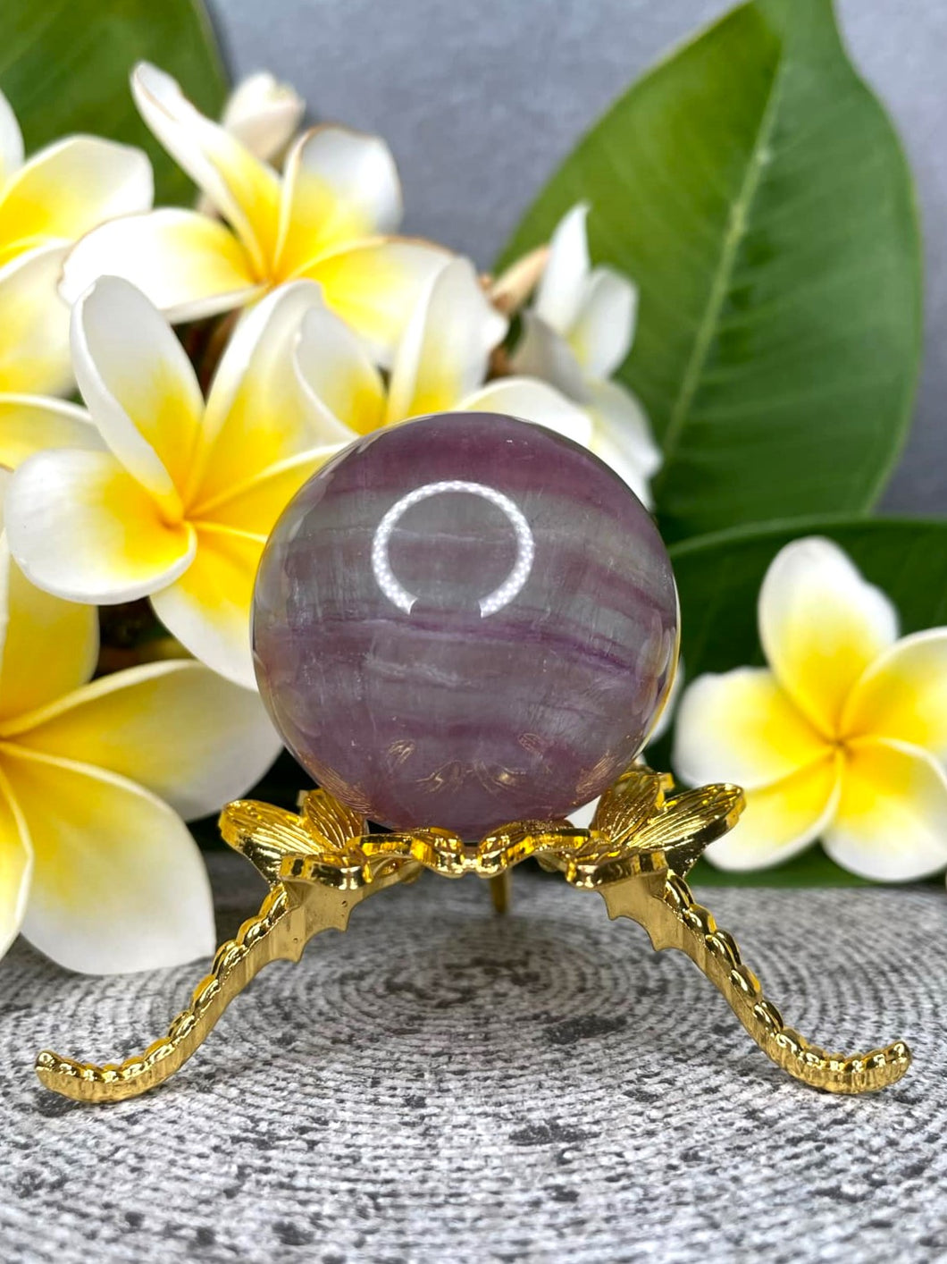 Gorgeous Colorful Candy Fluorite Crystal Sphere Ball