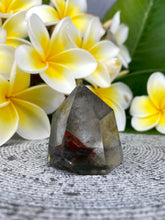 Load image into Gallery viewer, Breathtaking Garden Quartz Lodolite Crystal Tower Point
