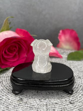 Load image into Gallery viewer, Clear Quartz Pug Dog Crystal Carving
