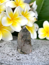 Load image into Gallery viewer, Growth Garden Quartz Lodolite Crystal Tower Point
