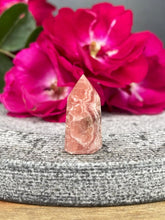 Load image into Gallery viewer, Beautiful Mini Rhodochrosite Crystal Tower Point
