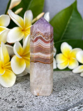 Load image into Gallery viewer, Mexican Crazy Lace Agate Amethyst Quartz Crystal Tower Point
