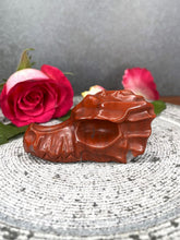 Load image into Gallery viewer, Red Jasper Crystal Dragon Head Carving
