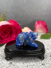 Load image into Gallery viewer, Lapis Lazuli Crystal Bear Carving
