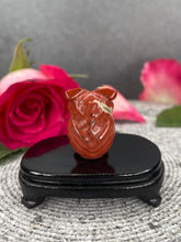 Load image into Gallery viewer, Red Jasper Owl Crystal Carving
