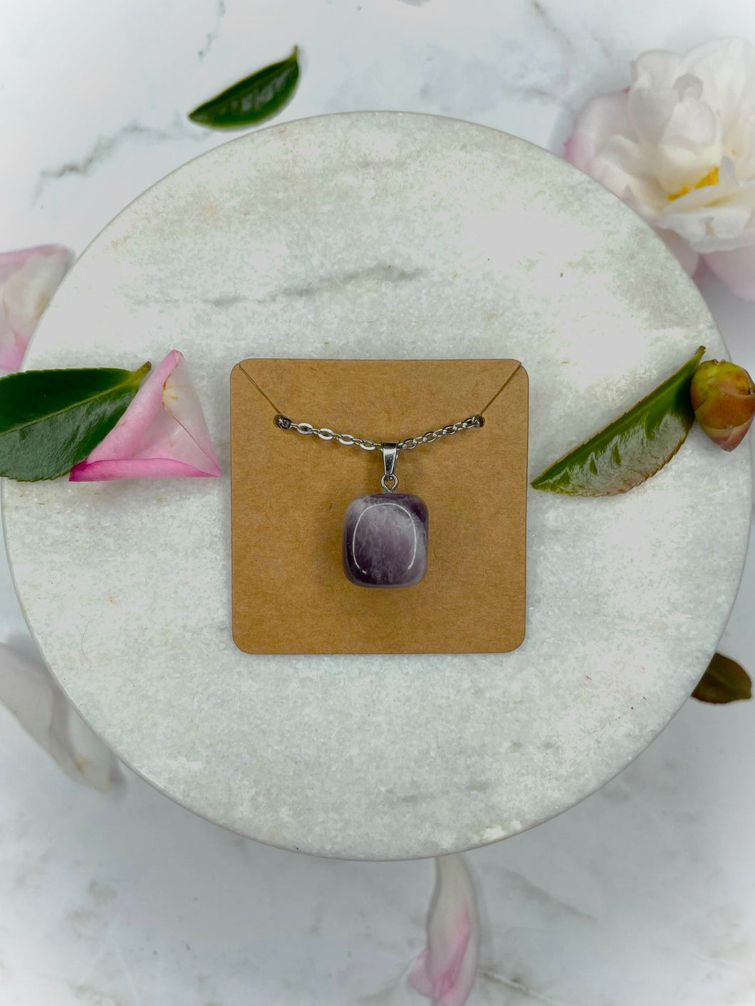 Dream Amethyst Crystal Necklace