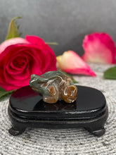 Load image into Gallery viewer, Ocean Jasper Crystal Frog Carving
