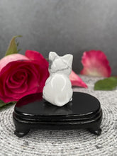 Load image into Gallery viewer, Howlite Cat Kitten Crystal Carving
