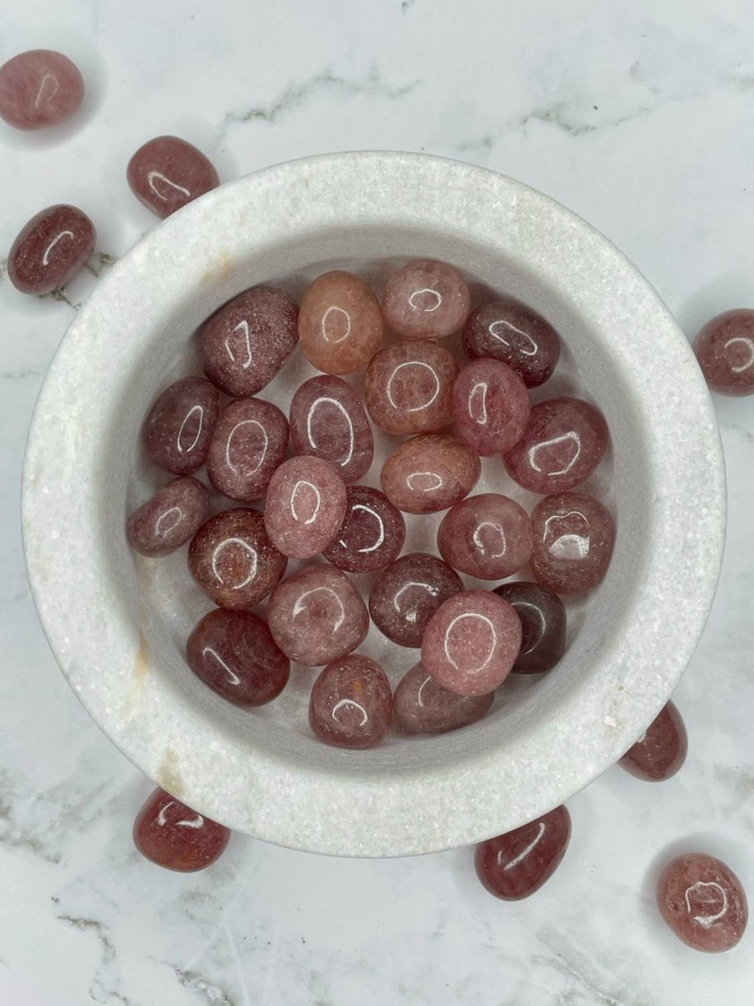 Strawberry Quartz Crystal Tumble 1pc