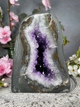 Load image into Gallery viewer, Tranquil Amethyst Quartz Agate Crystal Cathedral Cave
