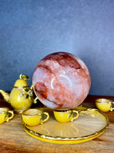 Load image into Gallery viewer, Stunning Fire Quartz Hematoid Crystal Sphere Ball
