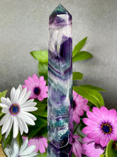 Load image into Gallery viewer, Breathtaking Natural Colorful Fluorite Crystal Tower Point
