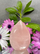 Load image into Gallery viewer, Beautiful Natural Rose Quartz Crystal Flame
