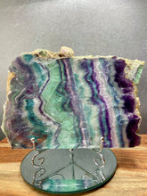 Load image into Gallery viewer, Polished Rainbow Fluorite Natural Crystal Slab
