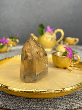Load image into Gallery viewer, Manifestation Natural Brazilian Citrine Crystal Tower Point
