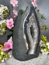 Load image into Gallery viewer, Magical Agate With Quartz Druzy Cathedral Cave
