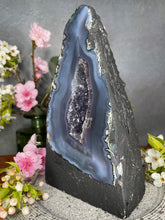 Load image into Gallery viewer, Peaceful Agate Amethyst Crystal Cathedral Cave
