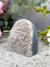 Load image into Gallery viewer, Beautiful Sparkly Agate Druzy Cluster Freeform
