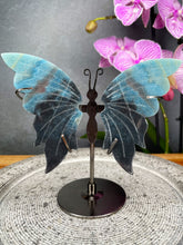 Load image into Gallery viewer, Trolleite Crystal Butterfly Wings On Stand
