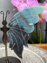 Load image into Gallery viewer, Trolleite Crystal Butterfly Wings On Stand
