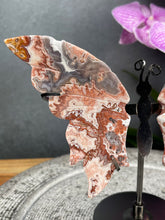 Load image into Gallery viewer, Stunning Mexican Crazy Lace Agate Crystal Butterfly Wings
