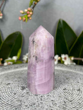 Load image into Gallery viewer, Balance Kunzite Crystal Tower Point
