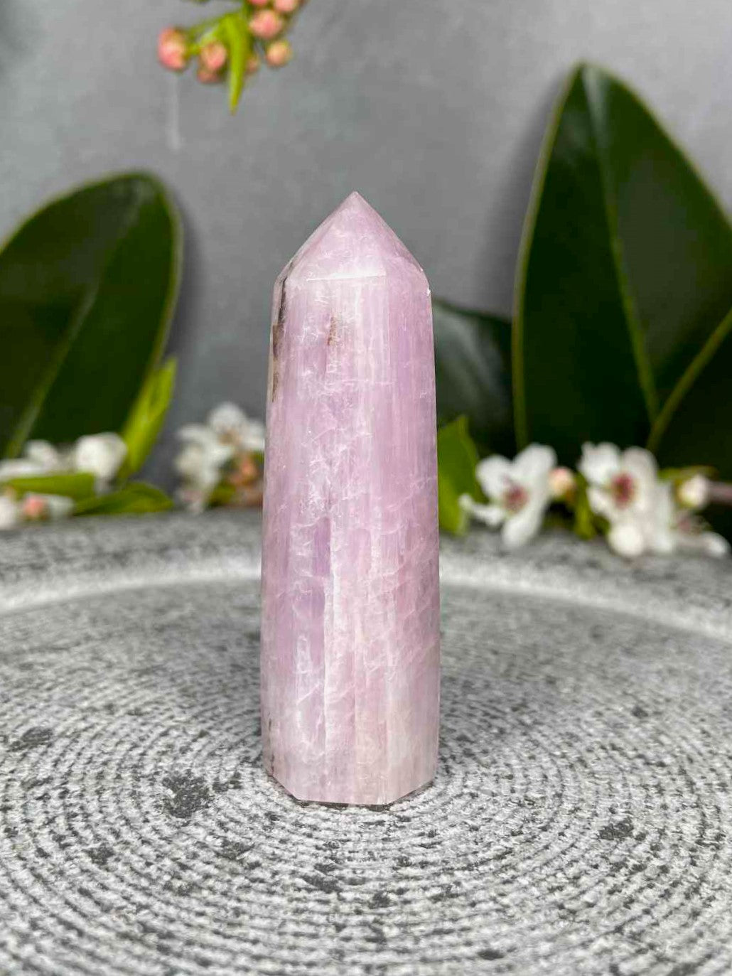 Stunning Kunzite Crystal Tower Point