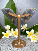 Load image into Gallery viewer, High Quality Labradorite Crystal Butterfly Wings Purple Flash
