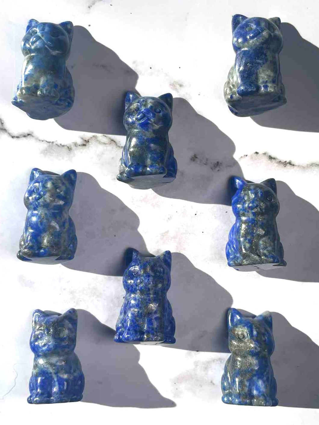 Lapis Lazuli Cat Kitten Crystal Carving 1pc Intuitively Chosen