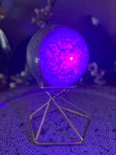 Load image into Gallery viewer, Ruby Fuchsite Kyanite Crystal Sphere UV Reactive
