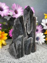 Load image into Gallery viewer, Incredible Druzy Sphalerite Crystal Tower Point Freeform

