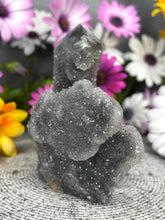 Load image into Gallery viewer, Balance Druzy Sphalerite Crystal Tower Point Freeform
