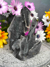 Load image into Gallery viewer, Incredible Druzy Sphalerite Crystal Tower Point Freeform
