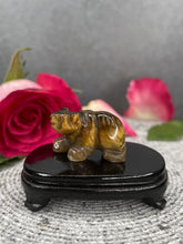 Load image into Gallery viewer, Tiger&#39;s Eye Crystal Bear Carving
