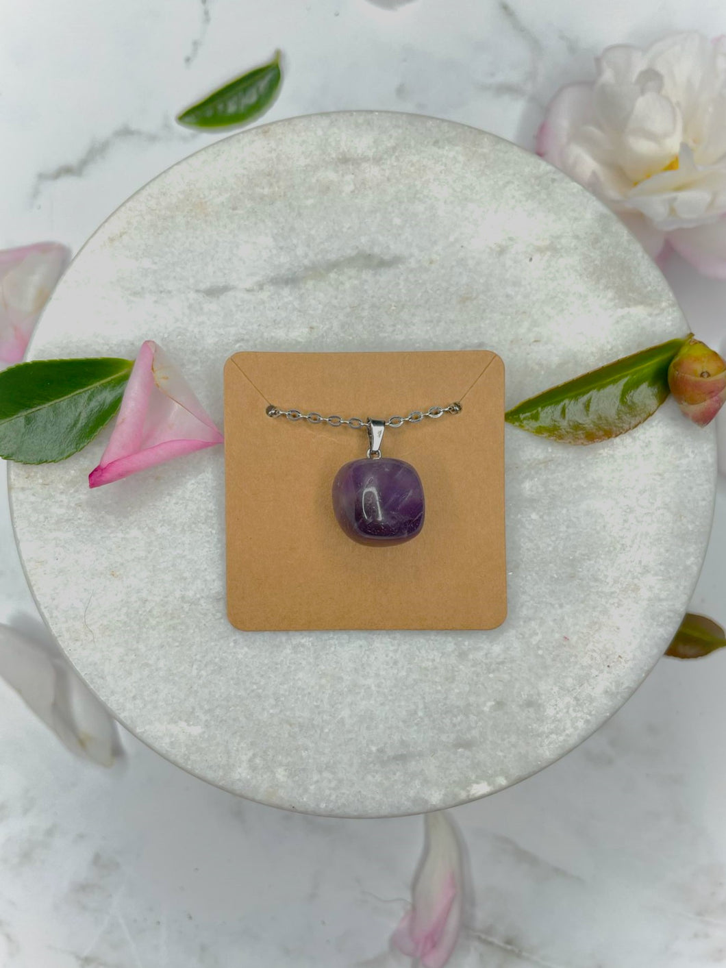 Gorgeous Amethyst Crystal Necklace