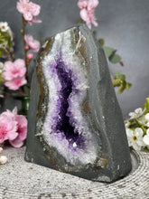 Load image into Gallery viewer, Tranquil Amethyst Quartz Agate Crystal Cathedral Cave

