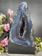 Load image into Gallery viewer, Peaceful Agate Amethyst Crystal Cathedral Cave

