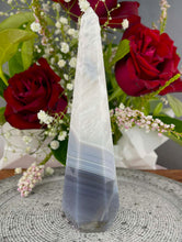 Load image into Gallery viewer, Stunning Agate Quartz Crystal Tower Point
