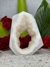 Load image into Gallery viewer, Sleek Druzy Agate Quartz Crystal Tower Point
