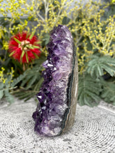 Load image into Gallery viewer, Luminous Amethyst Crystal Cluster Geode
